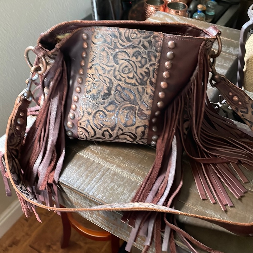 Handmade Wester purse with Fringe